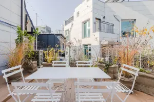 연남동 오피스 루프탑, 감성 가득한 테라스 정원